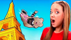 Я ПРОЛЕТЕЛА 636 853 198 КМ В РОБЛОКС! КВИНКА НАУЧИЛАСЬ ЛЕТАТЬ*