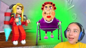 ИГРАЮ С ЧИТАМИ с ЗЛОЙ БАБУШКОЙ в ROBLOX!