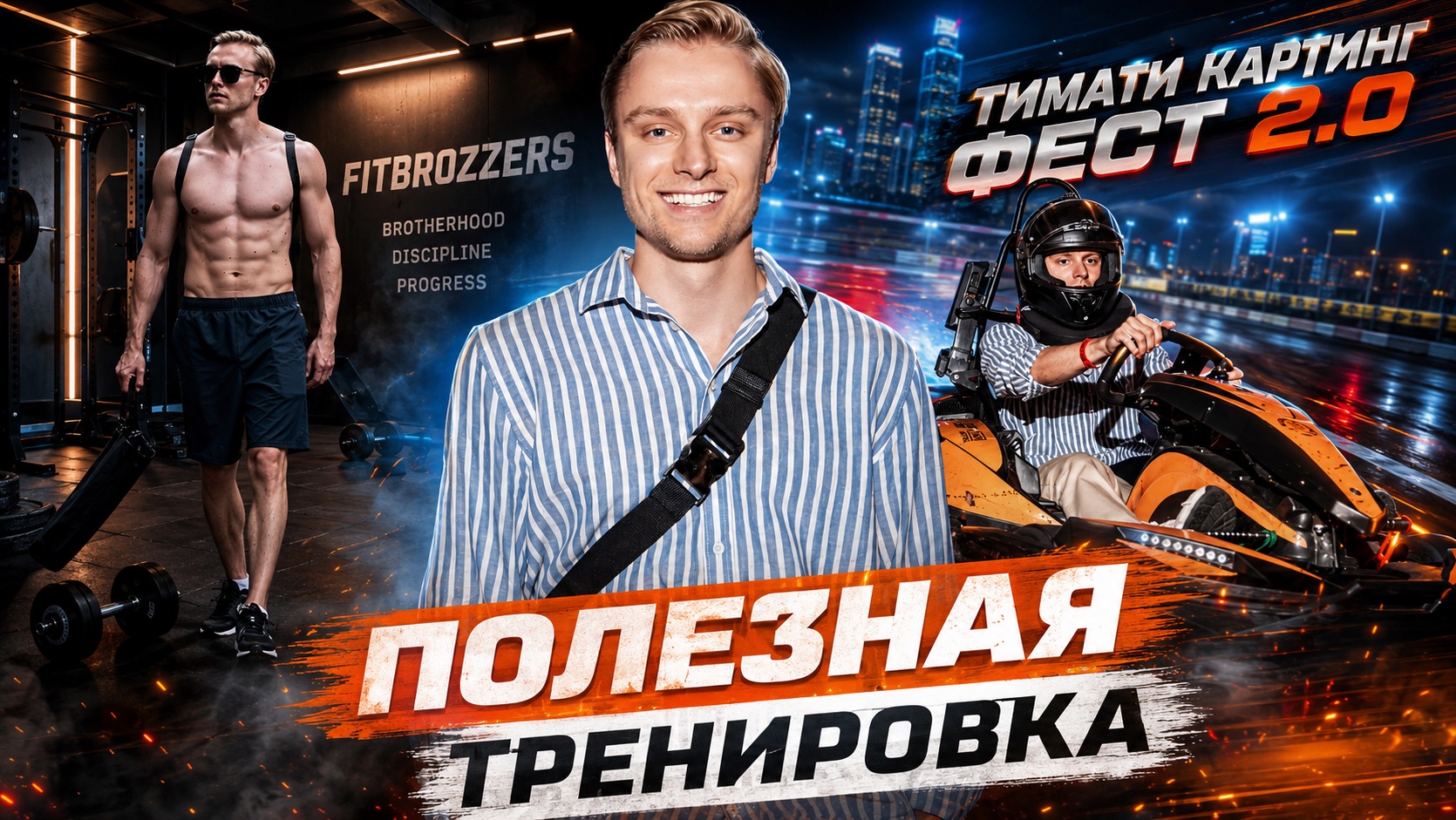 Полезная домашняя тренировка. Тимати картинг Фест 2.0. смотреть онлайн