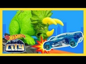 ТРИЦЕРАТОПСЫ УНИЧТОЖАЮТ HOT WHEELS CITY! | Hot Wheels City | @HotWheelsRussia 3+
