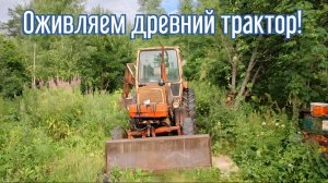 Оживляем старый трактор Беларусь спустя 10 лет! Ремонт колёс.
