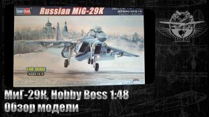 МиГ-29К, Hobby Boss 1/48, обзор модели.