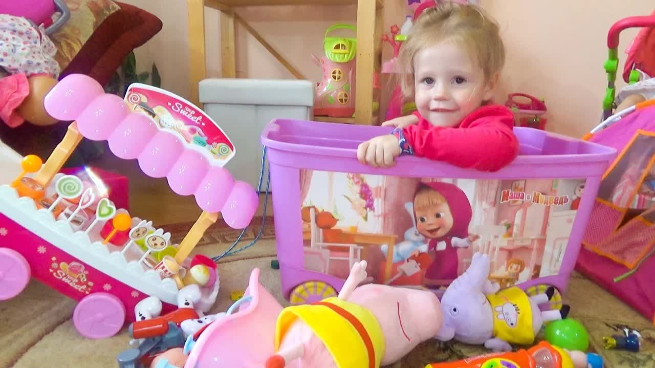 ВЛОГ Рум тур - все Настины ИГРУШКИ смотреть онлайн