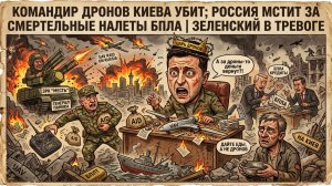 🎯Киев теряет командующего дронами Россия начала «ответку» за рейды БПЛА. Зеленский в панике