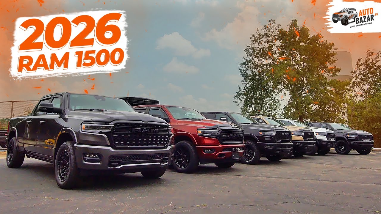 2026 Ram 1500: банк заказов, возвращение HEMI V8, все изменения, цвета и опции пикапов Ram смотреть онлайн