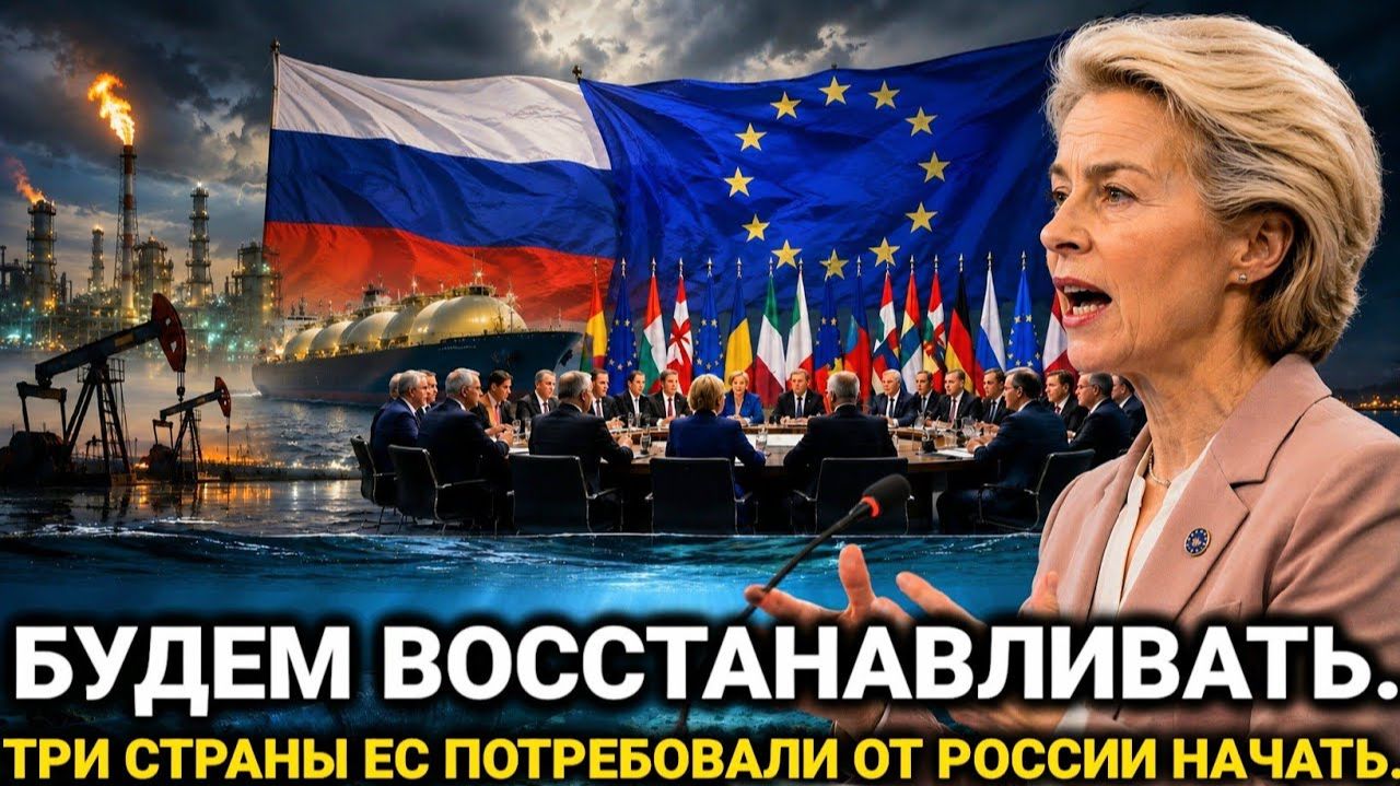 Неожиданный поворот: Европа не ожидала такого решения России - Сегодня Последние Новости... смотреть онлайн