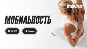 МОБИЛЬНОСТЬ с Дарьей Уткиной | 12 июля 2026 | Онлайн-тренировки World Class