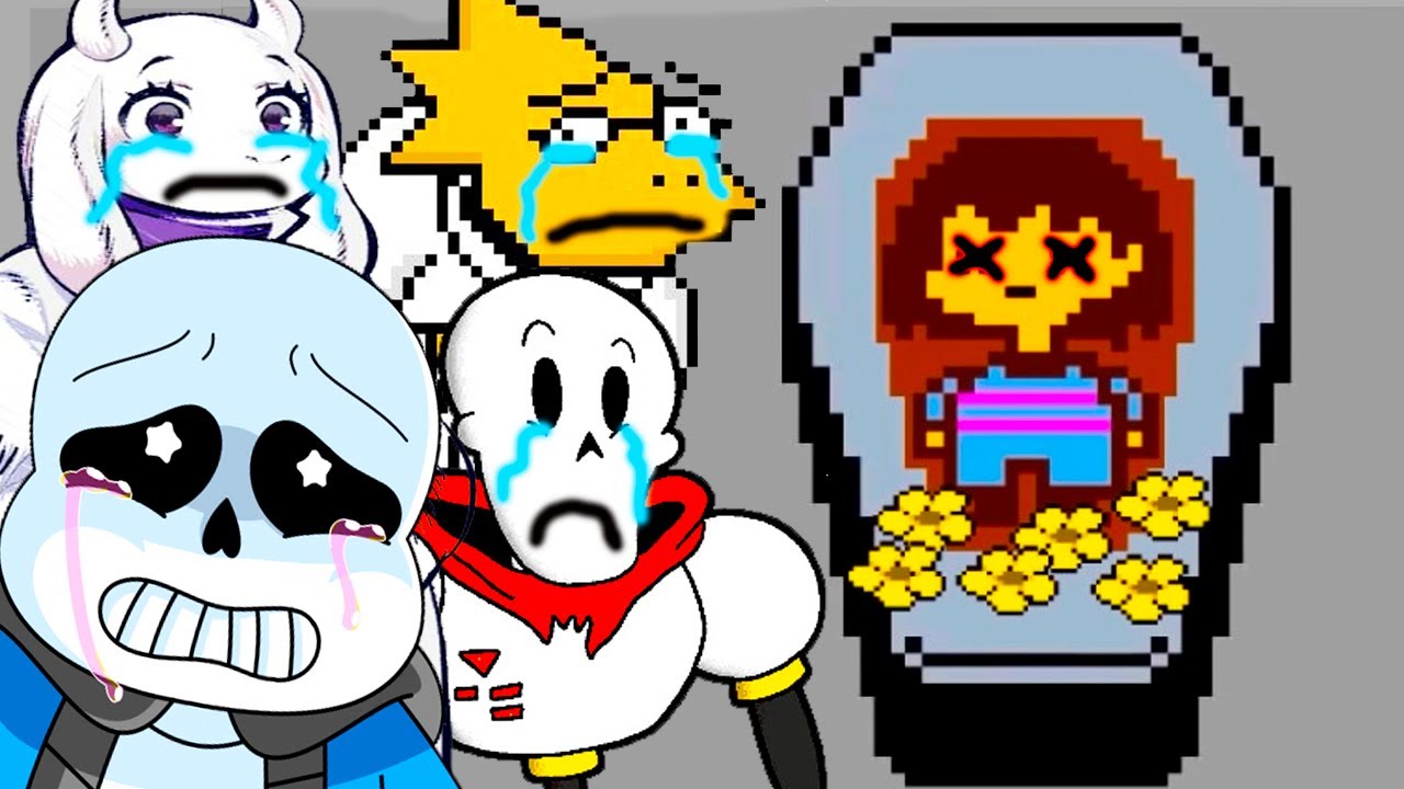П0ХОРОНЫ ФРИСК В UNDERTALE ! - Что будет, если отдать душу? [Андертейл] смотреть онлайн