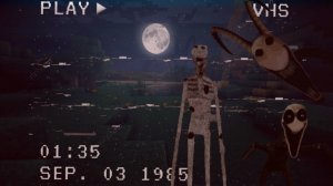 Minecraft хоррор моды. Они пытаются меня напугать...