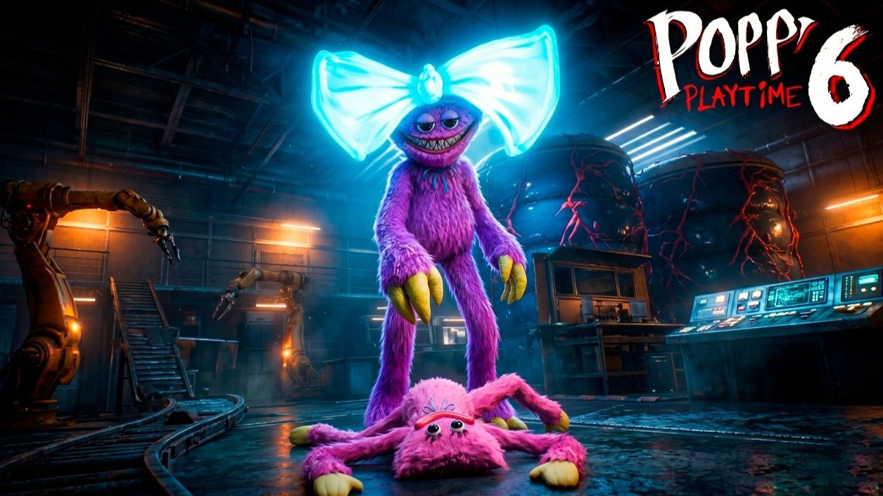 Поппи Плейтайм ГЛАВА 6 Бетси Байтс пытается съесть Рори - Новое видео Poppy Playtime смотреть онлайн