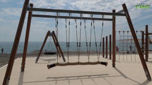Самарская делегация осмотрела обновлённую набережную в Гудауте