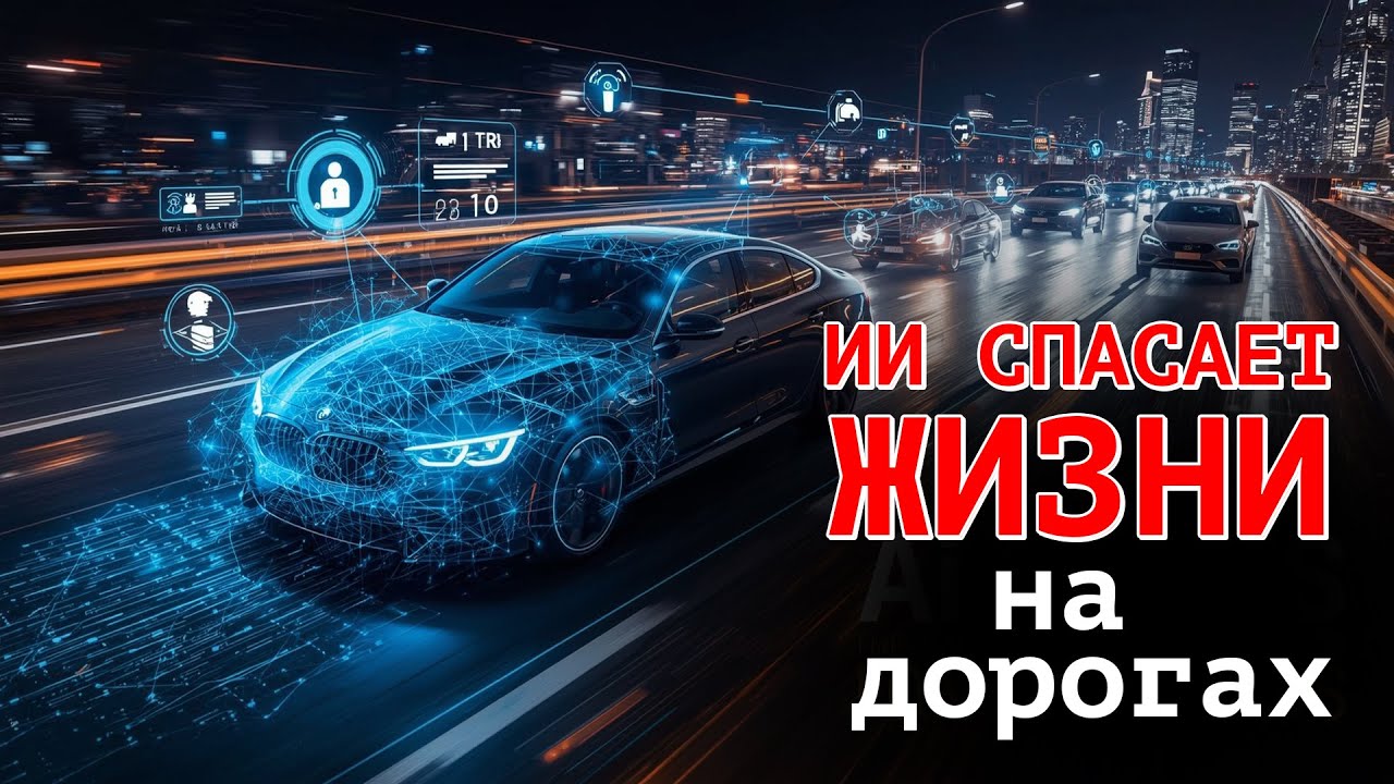 ИИ спасает жизни на дорогах! Машины научились видеть будущее смотреть онлайн