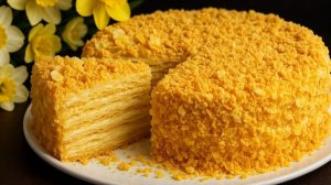 Торт с хрустящими коржами как в детстве! Нежнейший крем и проще не бывает