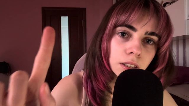 Асмр визуальные триггеры ТкТк пальчиком и кисточкой 🤗🥰