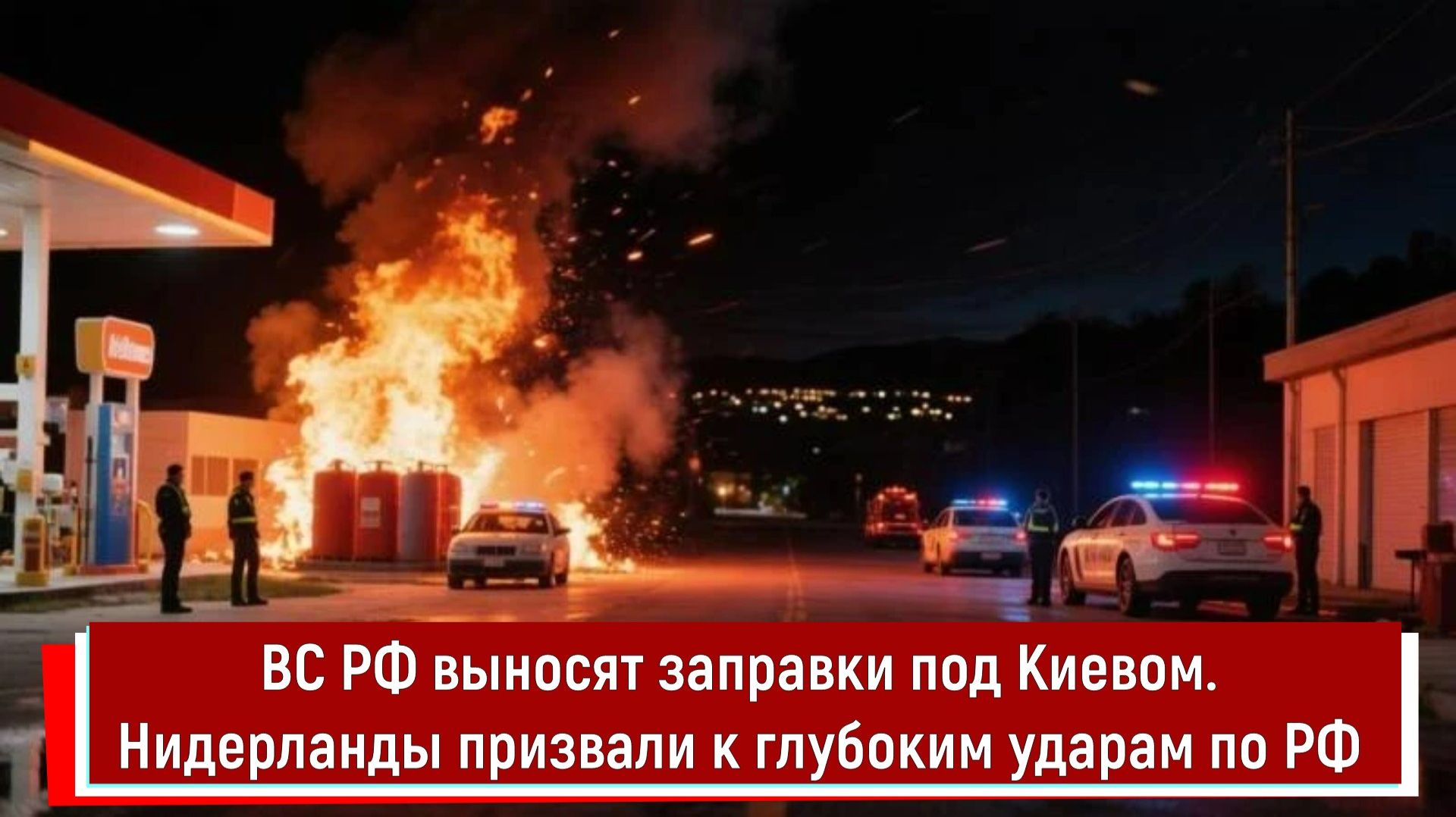 ВС РФ выносят заправки под Киевом. Нидерланды призвали к глубоким ударам по РФ смотреть онлайн