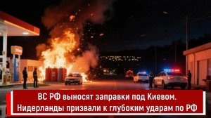 ВС РФ выносят заправки под Киевом. Нидерланды призвали к глубоким ударам по РФ
