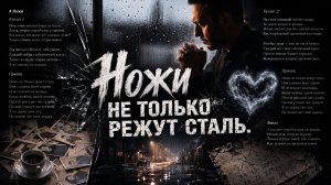 Ножи не только режут сталь,#песня #музыка #хит #новаяпесня#слушатьмузыку#русскаямузыка