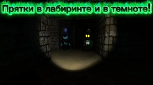 Прятки в темноте на карте лабиринт
