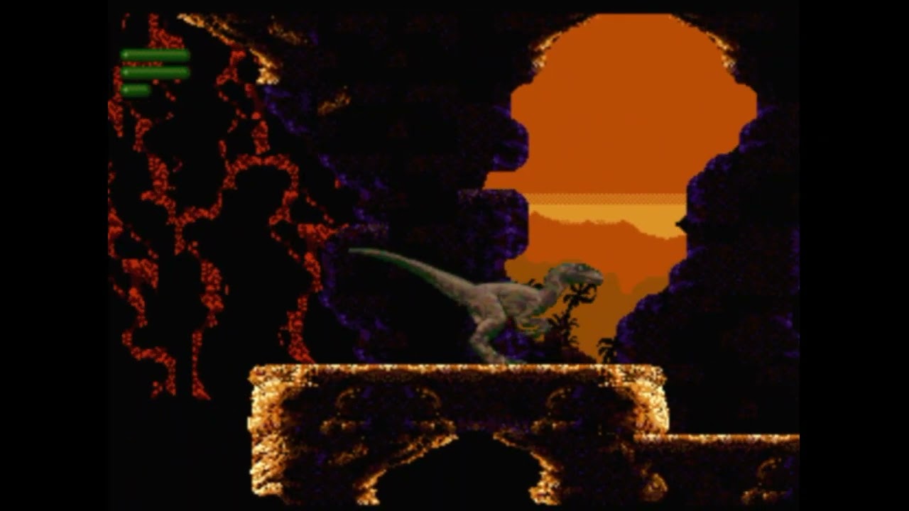 Sega Mega Drive 2 (Smd) 16-bit Jurassic Park Raptor Stage 4 The Canyon / Каньон смотреть онлайн