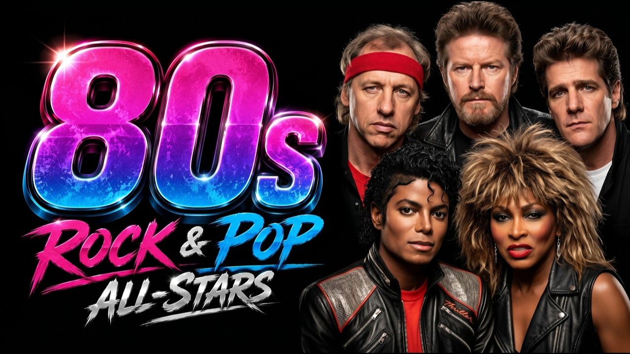 Легендарный Рок и Поп 80-е Онлайн Ретро Хиты 90-е Michael Jackson, Eagles, Dire Straits, Tina Turner смотреть онлайн