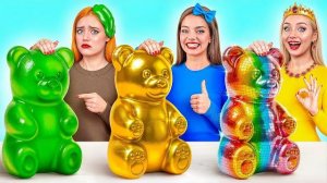 Бедная vs Богатая vs Ультра Богатая еда Челлендж _ Потрясающие Кухонные Лайфхаки от Multi DO Smile