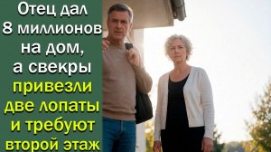 Отец дал 8 миллионов на дом, а свекры привезли две лопаты и требуют второй этаж