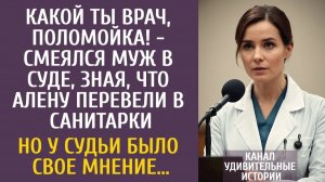 Истории из жизни Какой ты врач, поломойка! - смеялся муж в суде, зная, что ее перевели в санитарки…
