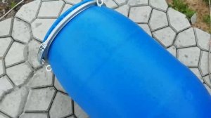 Пластиковая бочка для летнего душа: устройство, запуск