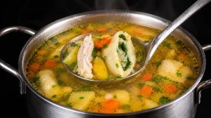 Легкий куриный суп с овощами за 20 минут 🍲. Простой рецепт вкусного и полезного блюда