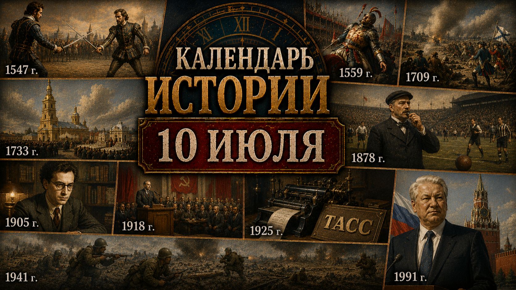 КАЛЕНДАРЬ ИСТОРИИ 10 ИЮЛЯ