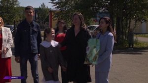 В День семьи, любви и верности в Палатке состоялось несколько торжественных мероприятий