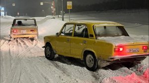 ЗИМНИЙ ДРИФТ НА ЖИГУЛЯХ, ПЕРВЫЙ СНЕГ, АВТОСПОРТ