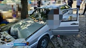 В Георгиевске погиб водитель легкового автомобиля