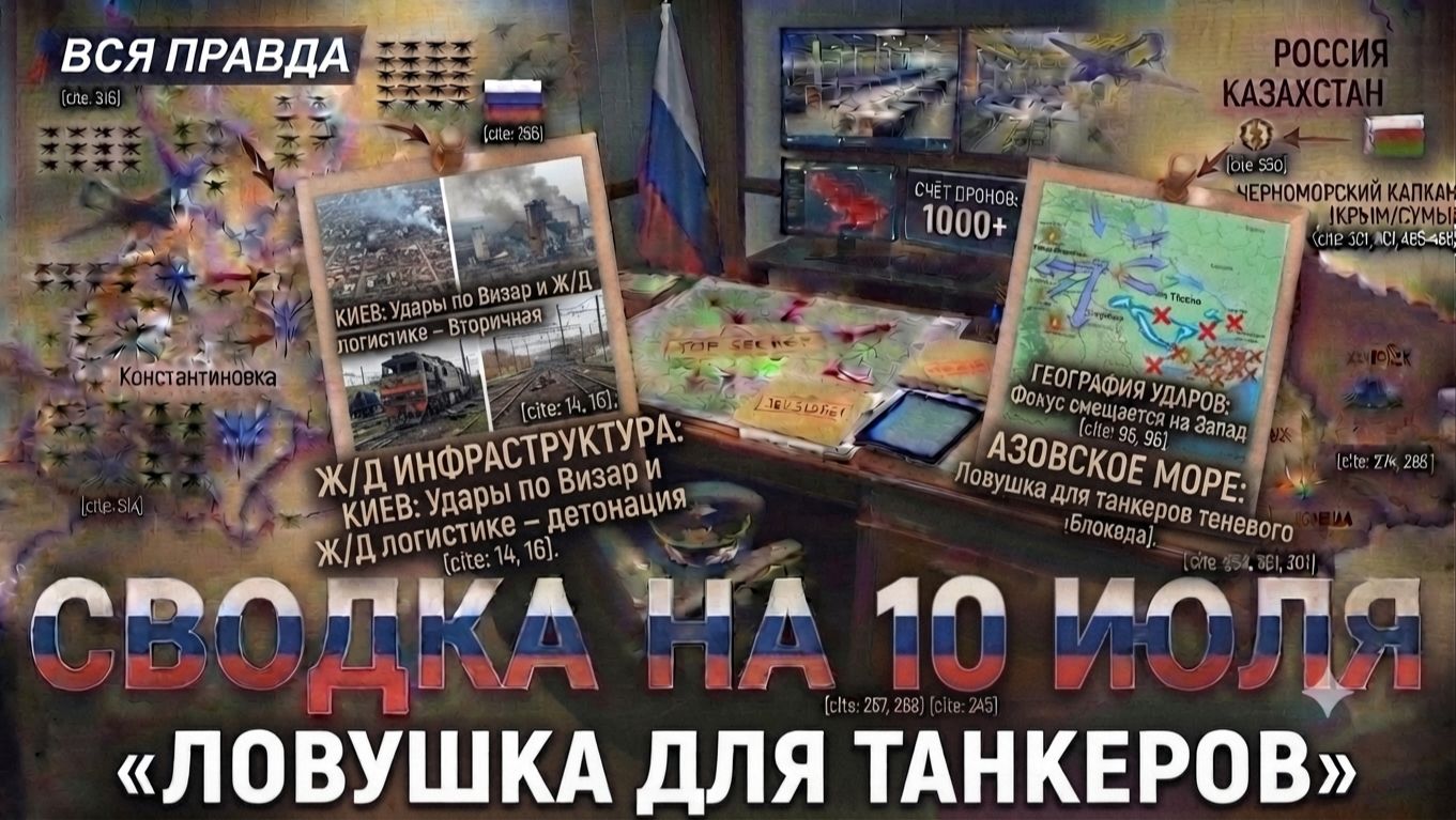 СВОДКА БОЕВЫХ ДЕЙСТВИЙ НА 10 ИЮЛЯ, КАРТА СВО СЕГОДНЯ, НОВОСТИ , СВО НА УКРАИНЕ 2026 ЮРИЙ ПОДОЛЯКА