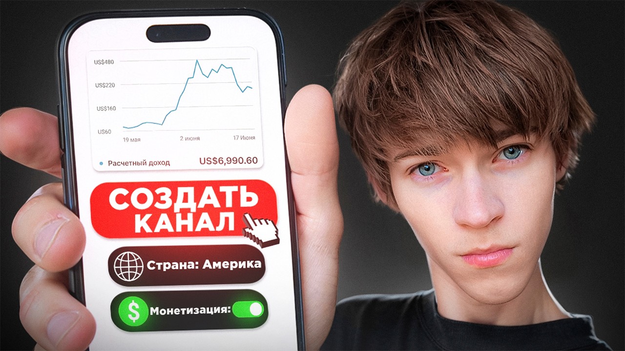 Как ПРАВИЛЬНО создать Американский YouTube канал? – Пошаговый Гайд смотреть онлайн
