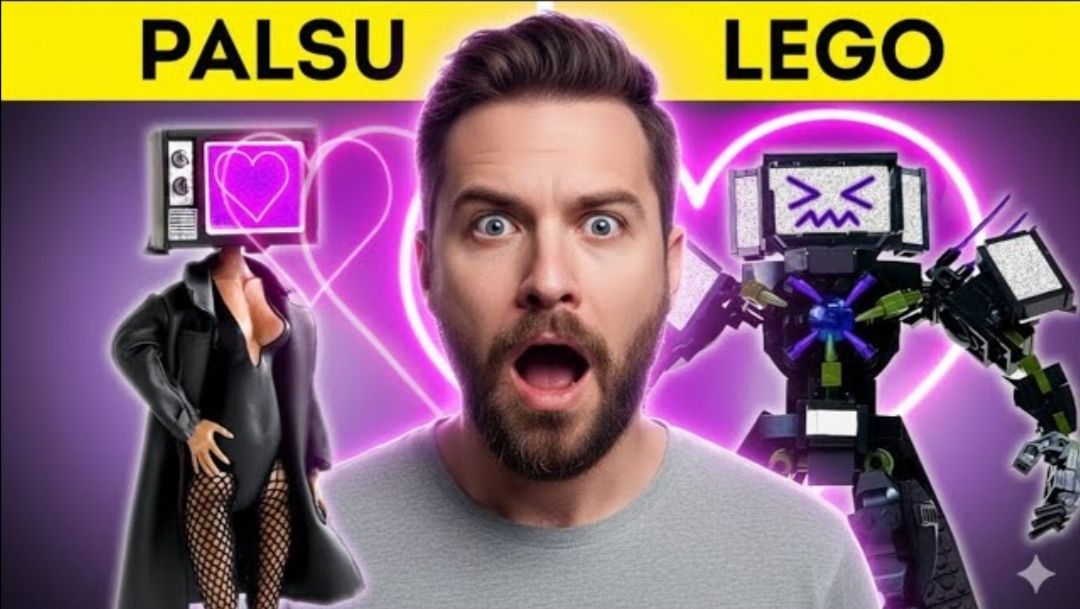 Подделка против LEGO TV Woman против Titan TV Man . Кто победит?