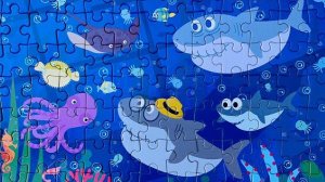 АКУЛЕНОК - СОБИРАЕМ ПАЗЛЫ BABY SHARK