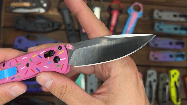 Нож  реплика Benchmade 535 Bugout DONUT А+++ , пончик - обзор