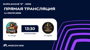 AFL 26 . Euroleague E . Day 8 . FC STRAGA-FC AQUILA