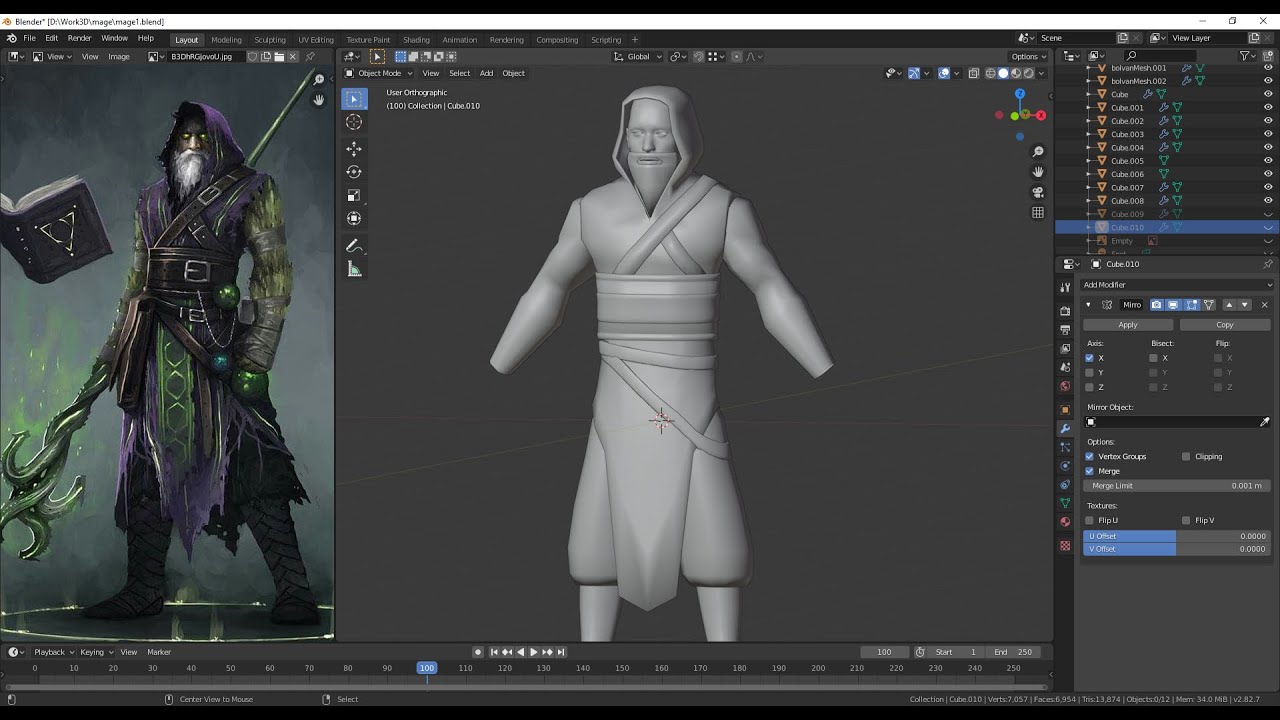 неторопливый моделинг в Blender, пьём чай дальше смотреть онлайн