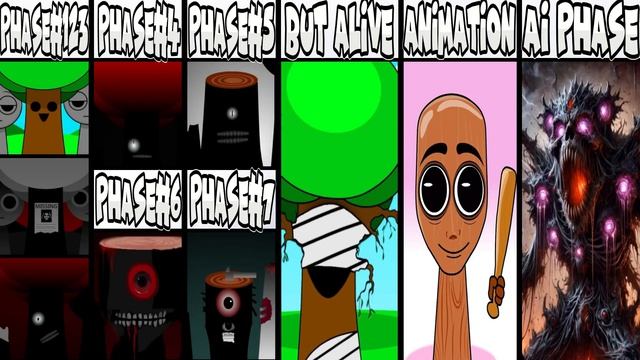 Incredibox Sprunki Mix ｜ Фаза 1-2-3 VS Фаза 4-7 VS Фаза Но Живые VS Фаза Анимации VS Фаза ИИ смотреть онлайн