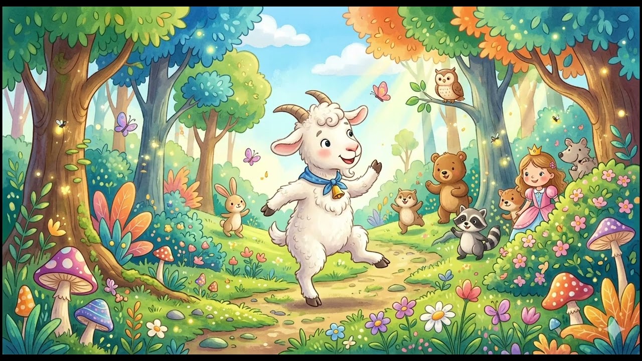 Шёл козёл по лесу 🐐 Весёлая игра-песенка для детей! смотреть онлайн