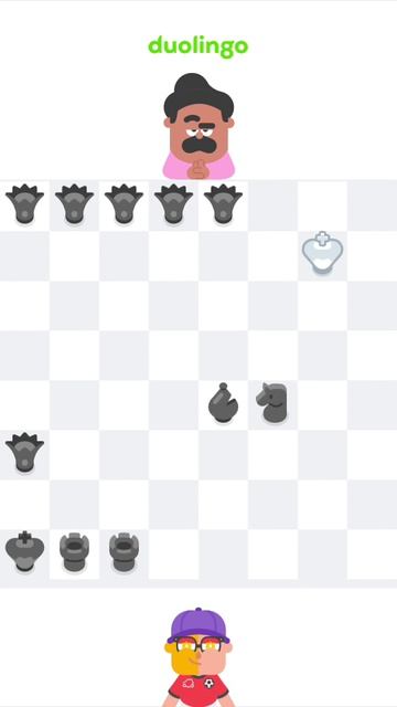 Шах и мат Оскару |  Duolingo |  checkmate_replay_0DE92970-17C9-40CB-A8F0-477EE182654B