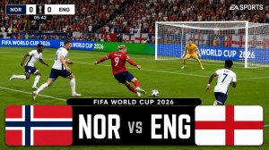 Норвегия — Англия | FIFA World Cup 2026 | WC26 Football Match | FC26 Gameplay