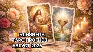 ♊ БЛИЗНЕЦЫ ✨ ТАРО ПРОГНОЗ ✨ АВГУСТ 2026