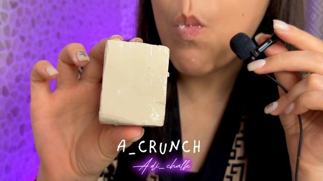 Adi_chalk/Мокрые бруски мела Ассорти/ASMR 🤍 💦