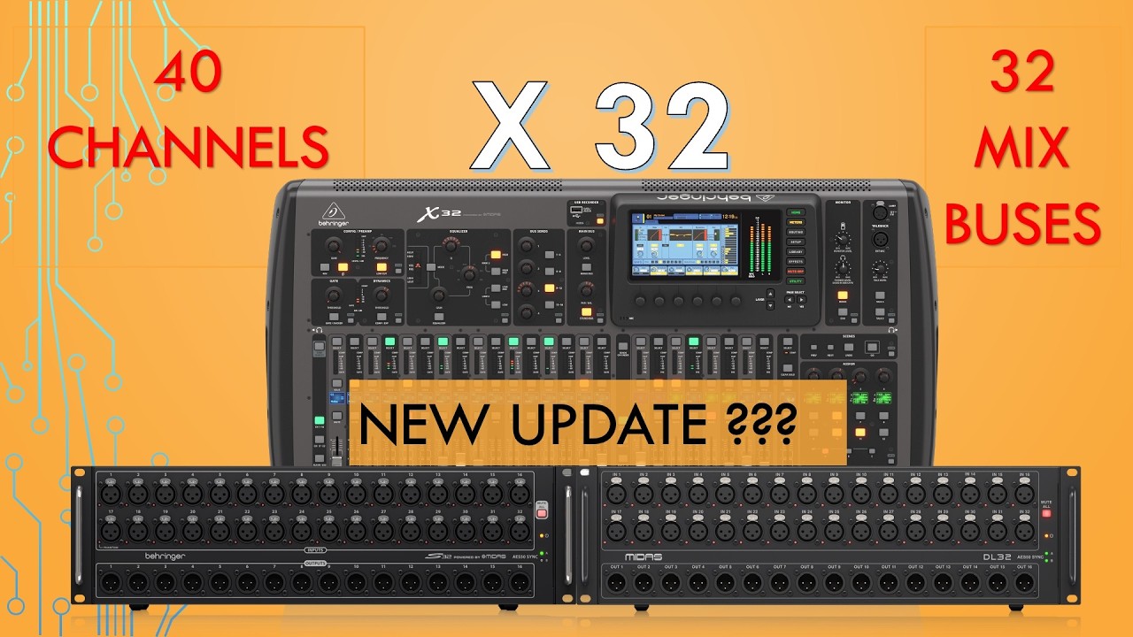BEHRINGER X32 | USE 32 MIXBUS | смотреть онлайн