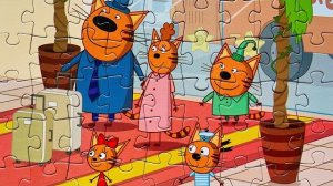 ТРИ КОТА ЕДУТ В ОТПУСК СОБИРАЕМ ПАЗЛЫ THREE CATS