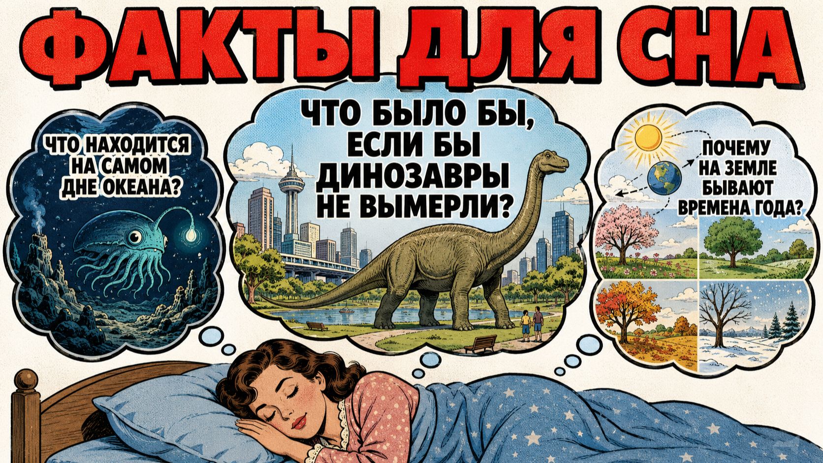 Факты для сна: от дна океана до появления Луны и ледникового периода смотреть онлайн