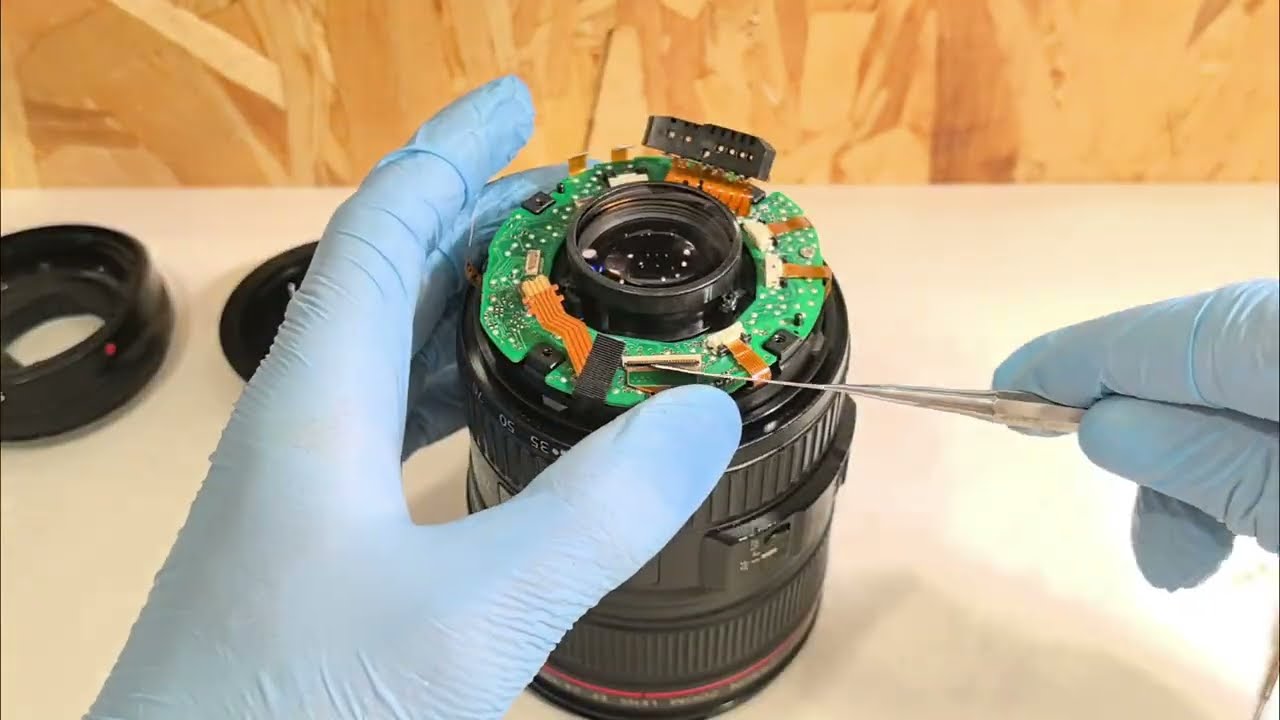 Замена шлейфа и колларов на Canon EF 24-105mm f4L IS USM. Весь процесс от и до. Сколько это стоит. смотреть онлайн